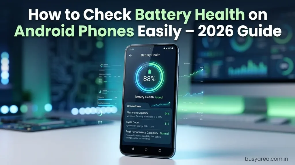 how to check battery health in android 