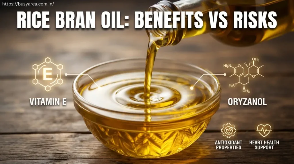 is rice bran oil good for health 