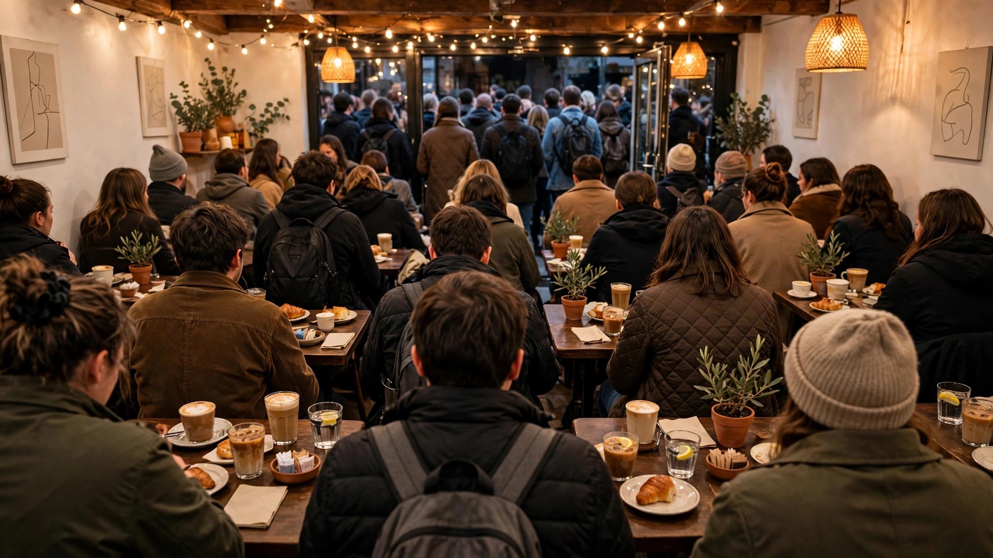 Is Google busy times accurate: a cafe far busier in person than its graph suggested